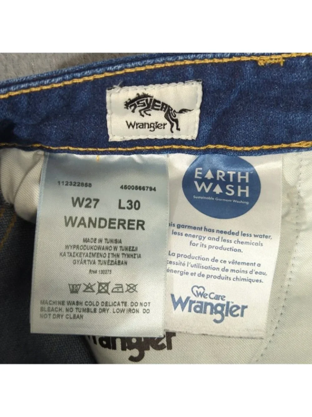 Wrangler Jeans Women's 27x30 Blue Wanderer High Rise Flare 622 - Picture 10 of 13
